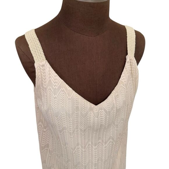 Anthropologie Meadow Rue Dress Size 2 Ivory Pleated Flapper NWT - Picture 3 of 10
